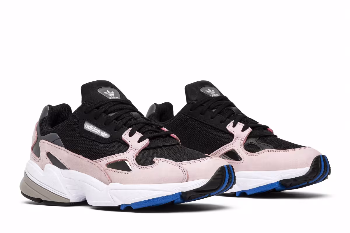 adidas Women's Falcon Black Pink, view 9