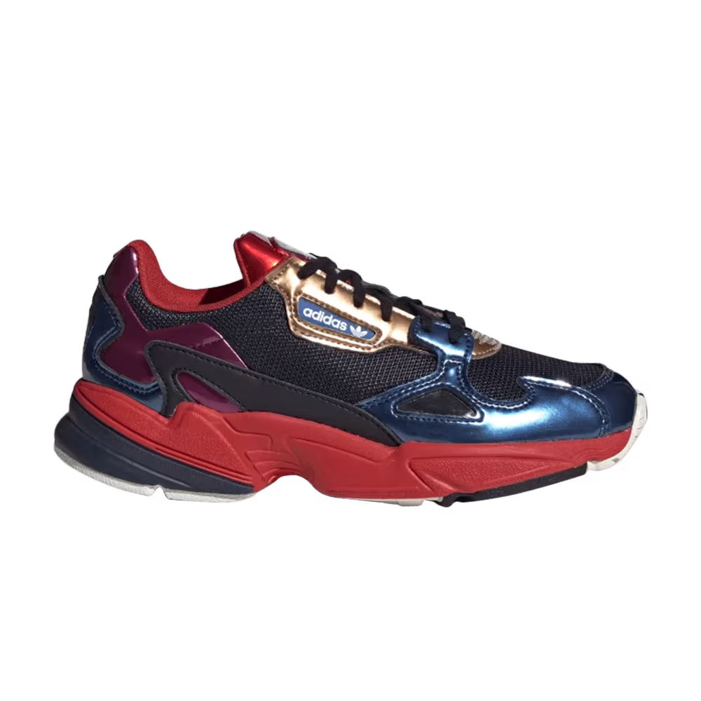 Adidas Women's Falcon Collegiate Navy Red