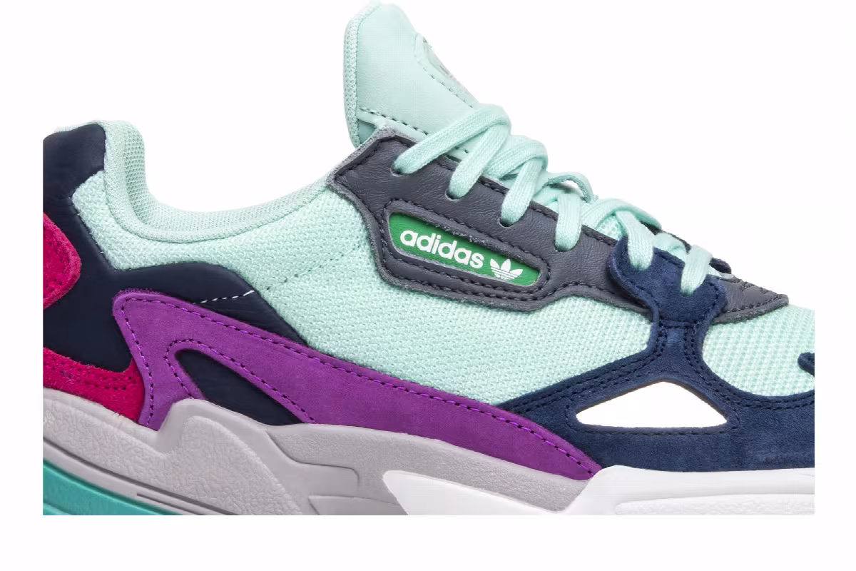 adidas Women's Falcon Clear Mint, view 3