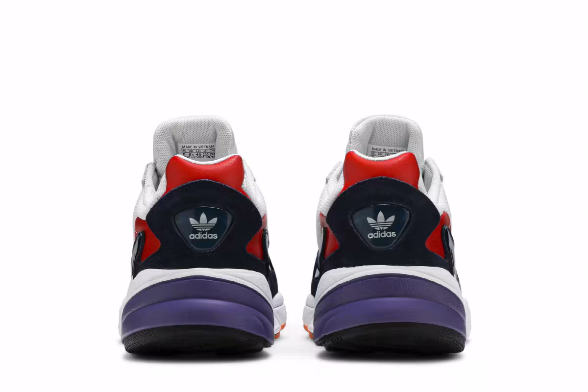 Adidas Women's Falcon Crystal White Navy, view 7
