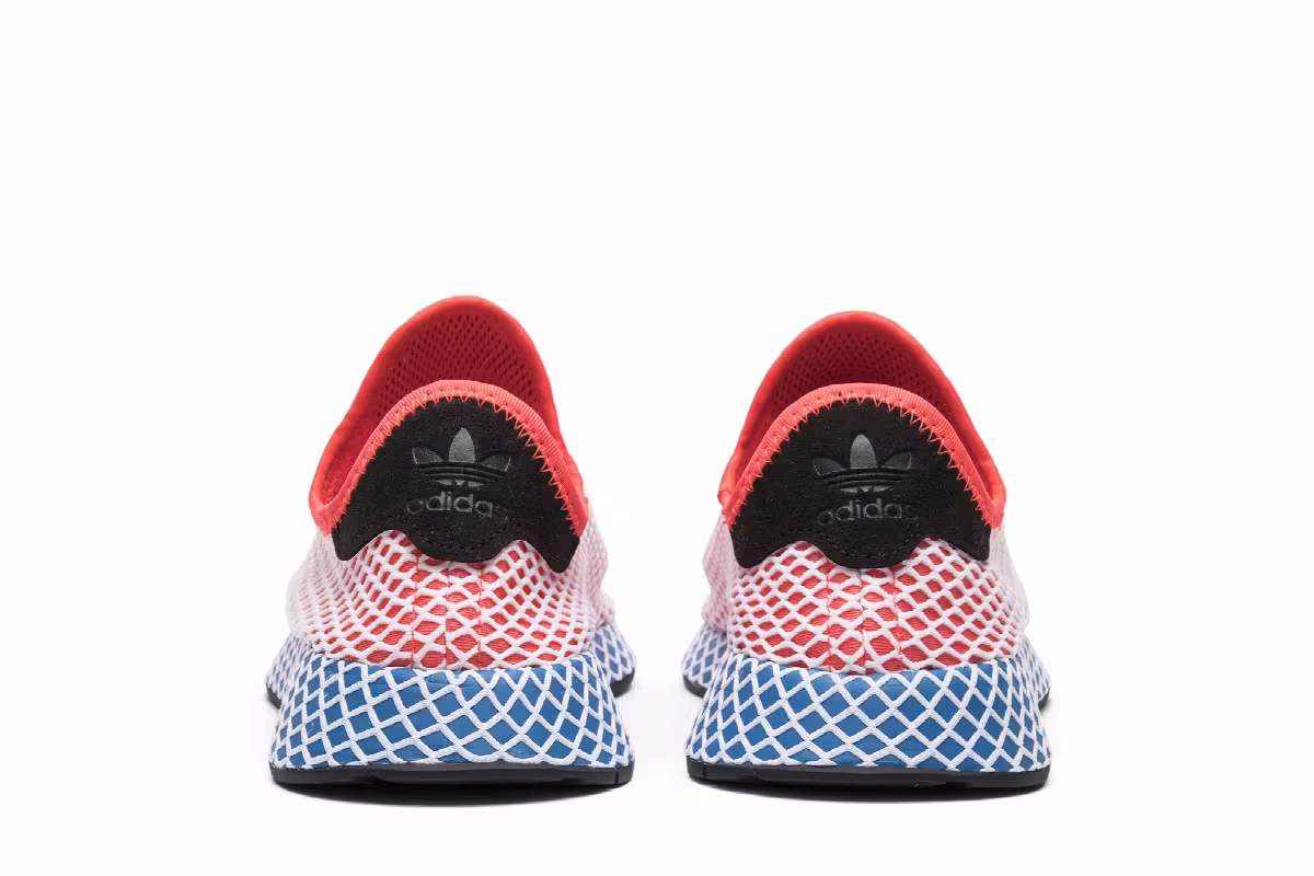 adidas Deerupt Red Blue, view 7