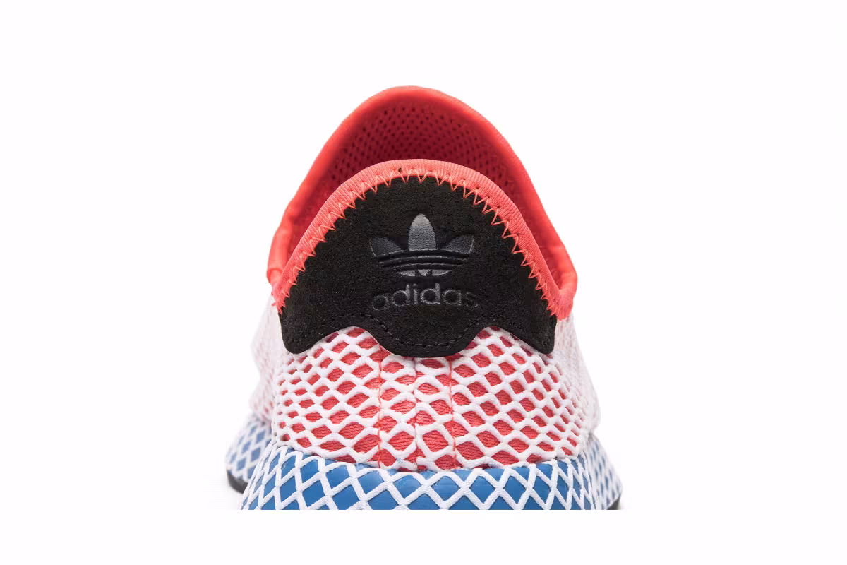 adidas Deerupt Red Blue, view 8