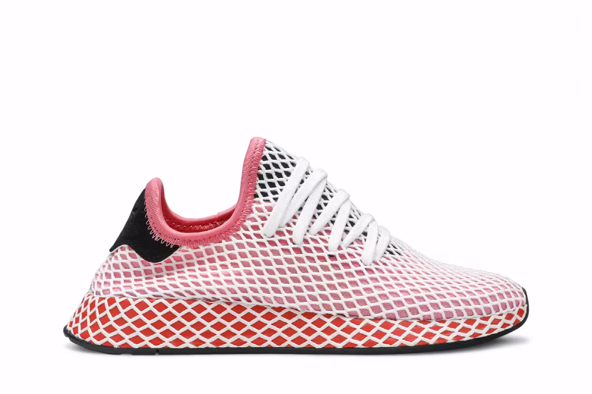 adidas Women's Deerupt Chalk Pink, view 2
