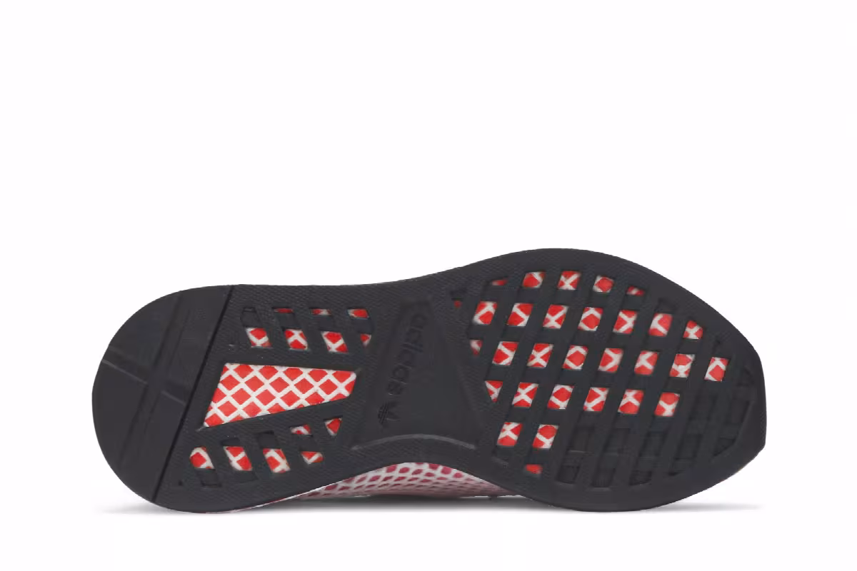 adidas Women's Deerupt Black Pink Rose, view 5