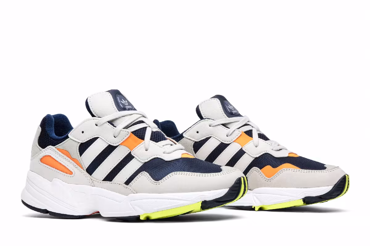 Adidas Yung-96 Raw White Navy, view 9
