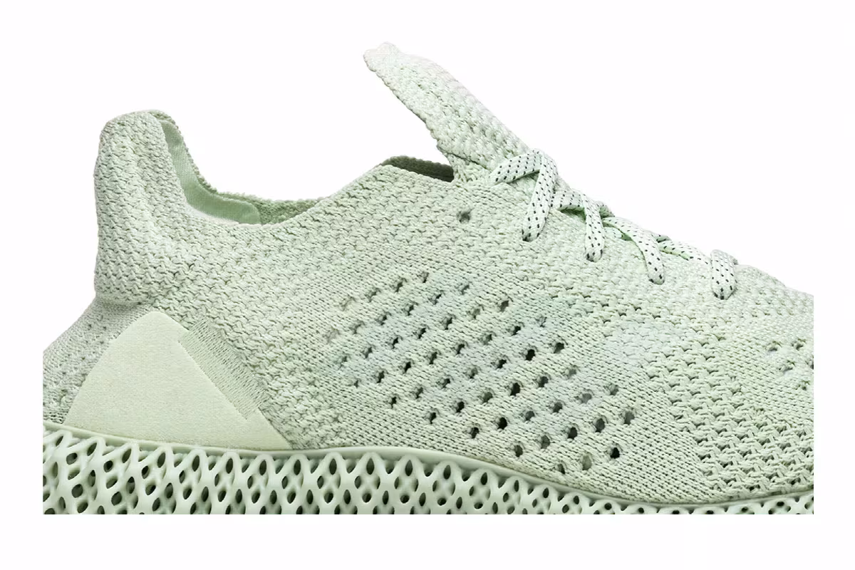 Daniel Arsham x adidas Futurecraft 4D Aero Green, view 3
