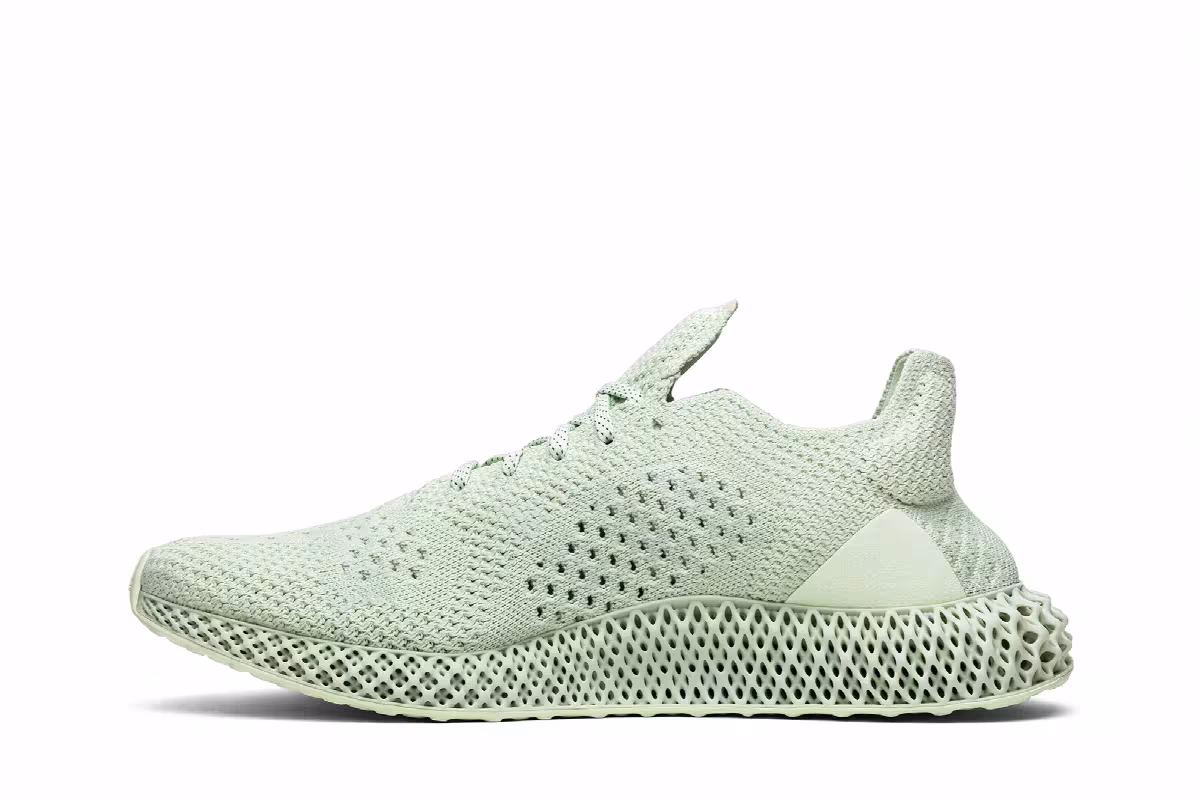 Daniel Arsham x adidas Futurecraft 4D Aero Green, view 4