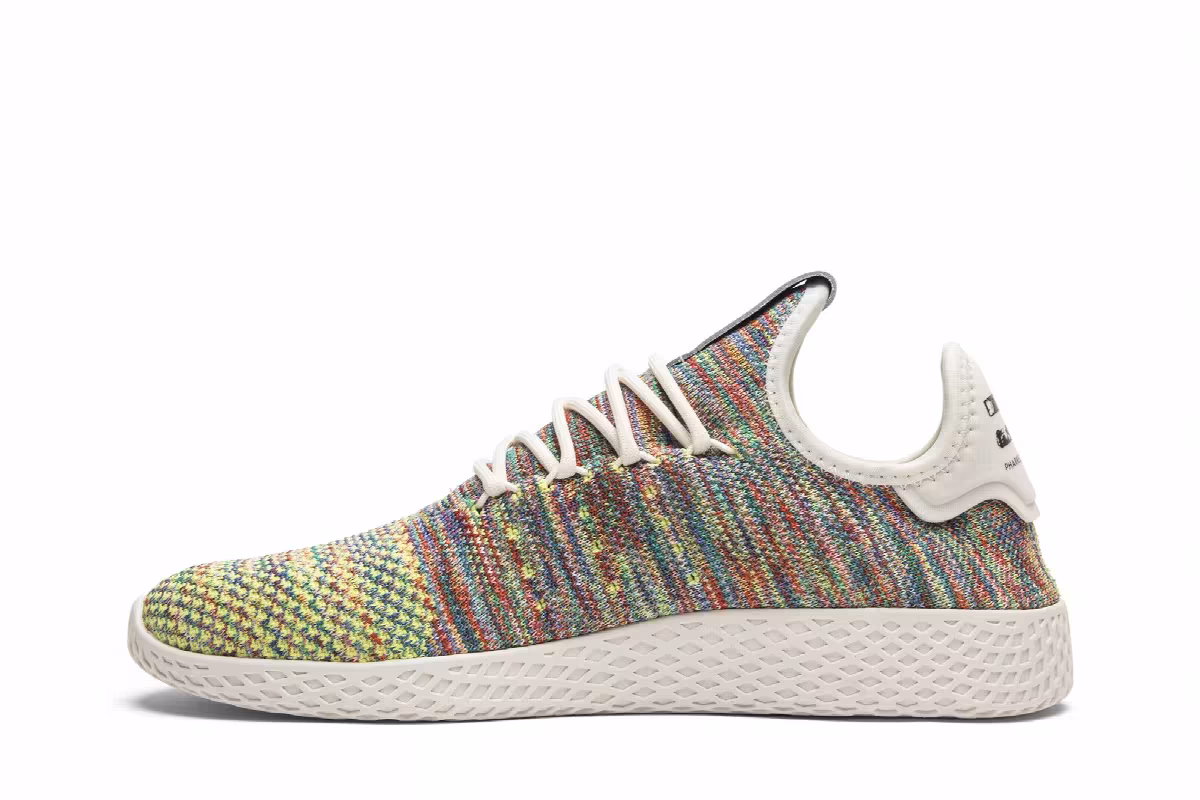Pharrell x adidas Tennis Hu Primeknit Multi-Color 2.0, view 4
