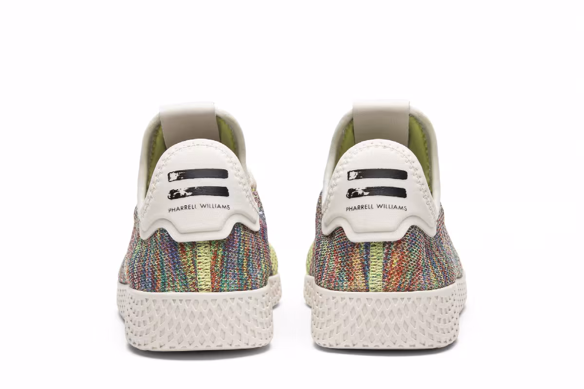 Pharrell x adidas Tennis Hu Primeknit Multi-Color 2.0, view 7
