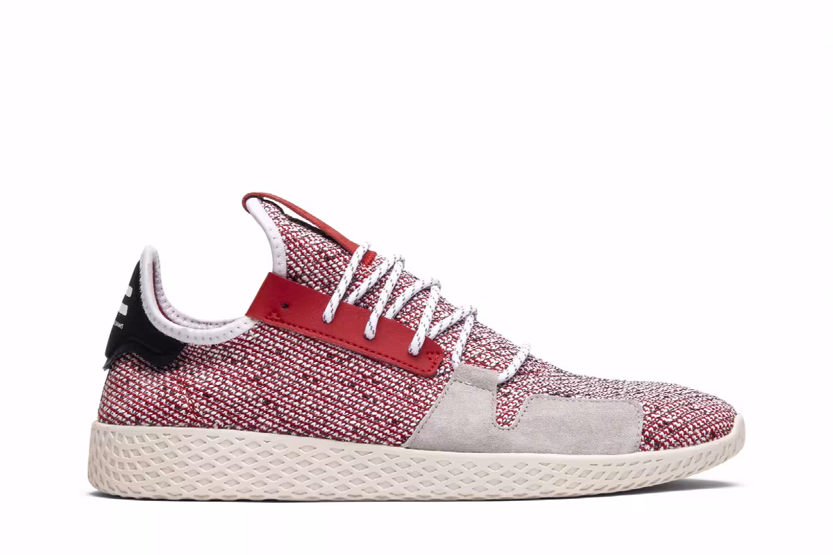 Pharrell x adidas Tennis Hu V2 Scarlet, view 2