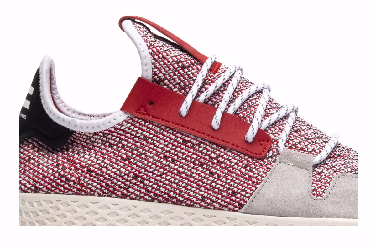 Pharrell x adidas Tennis Hu V2 Scarlet, view 3