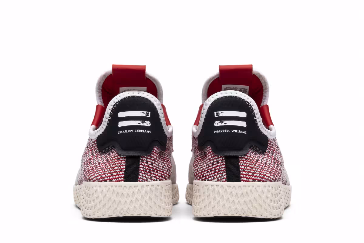 Pharrell x adidas Tennis Hu V2 Scarlet, view 7