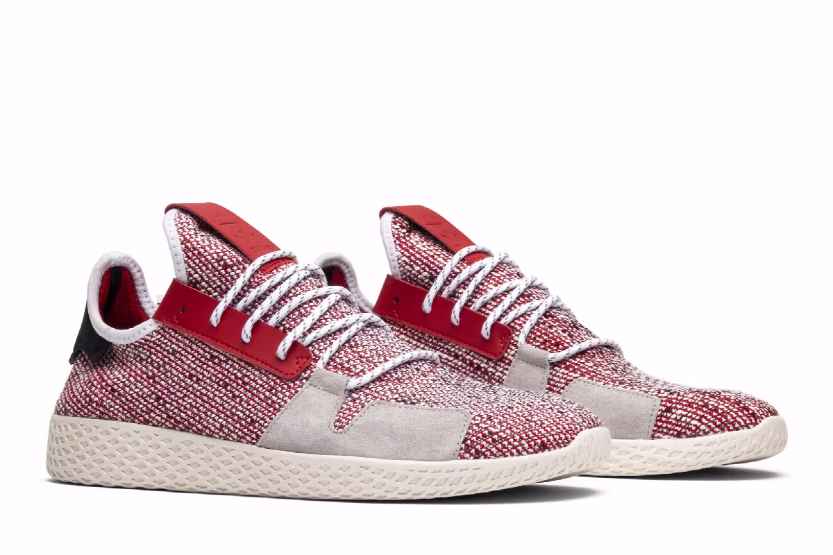 Pharrell x adidas Tennis Hu V2 Scarlet, view 9