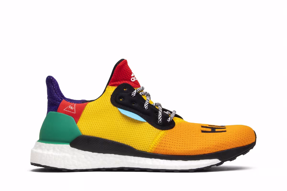 Pharrell x adidas Solar Hu Glide Bold Gold, view 2