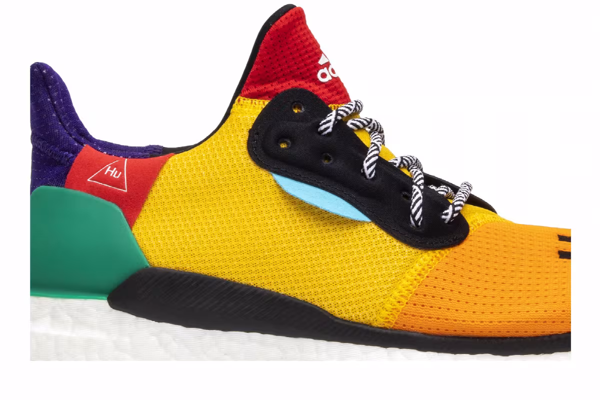 Pharrell x adidas Solar Hu Glide Bold Gold, view 3