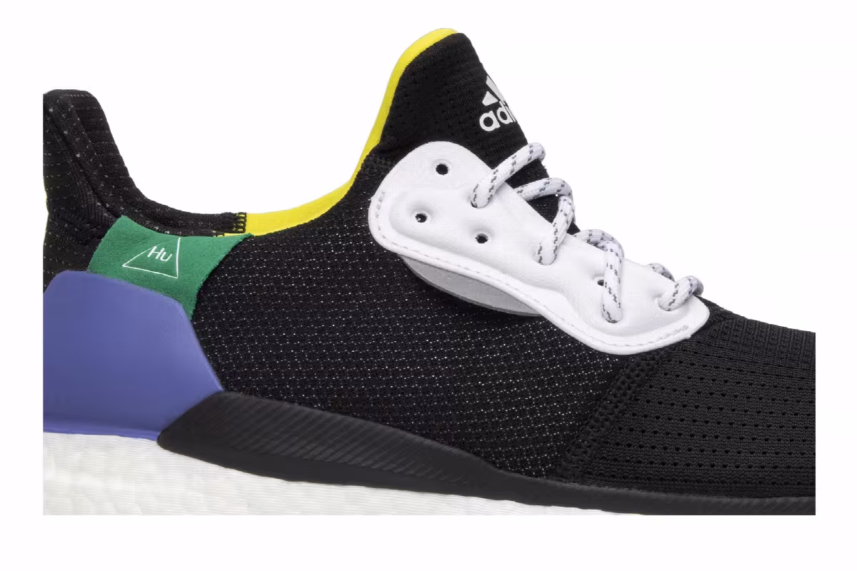 Pharrell x adidas Solar Hu Glide Black, view 3