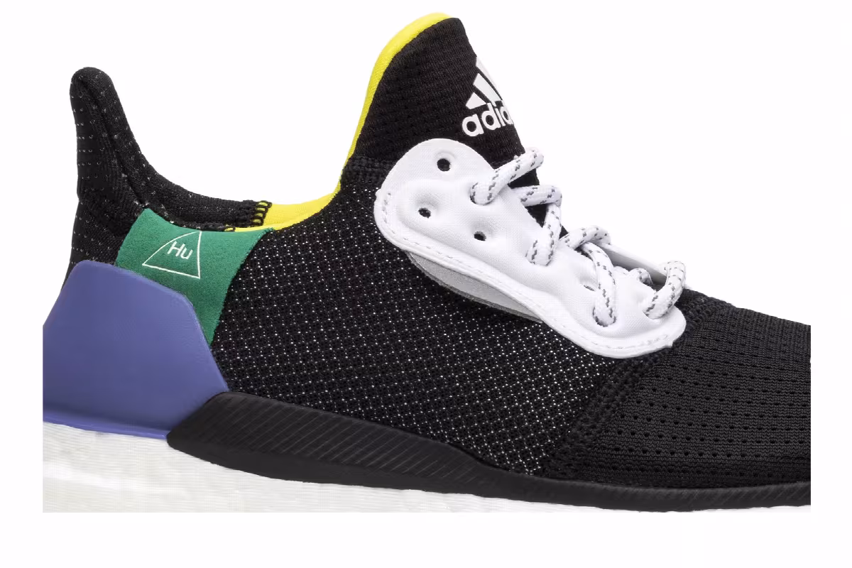 Pharrell x adidas Women's Solar Hu Glide Black, view 3