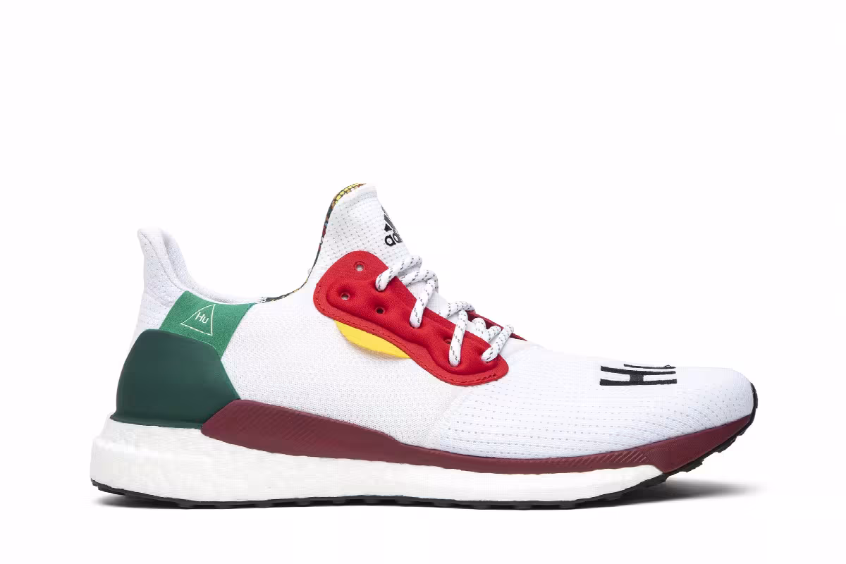 Pharrell x adidas Solar Hu Glide White, view 2