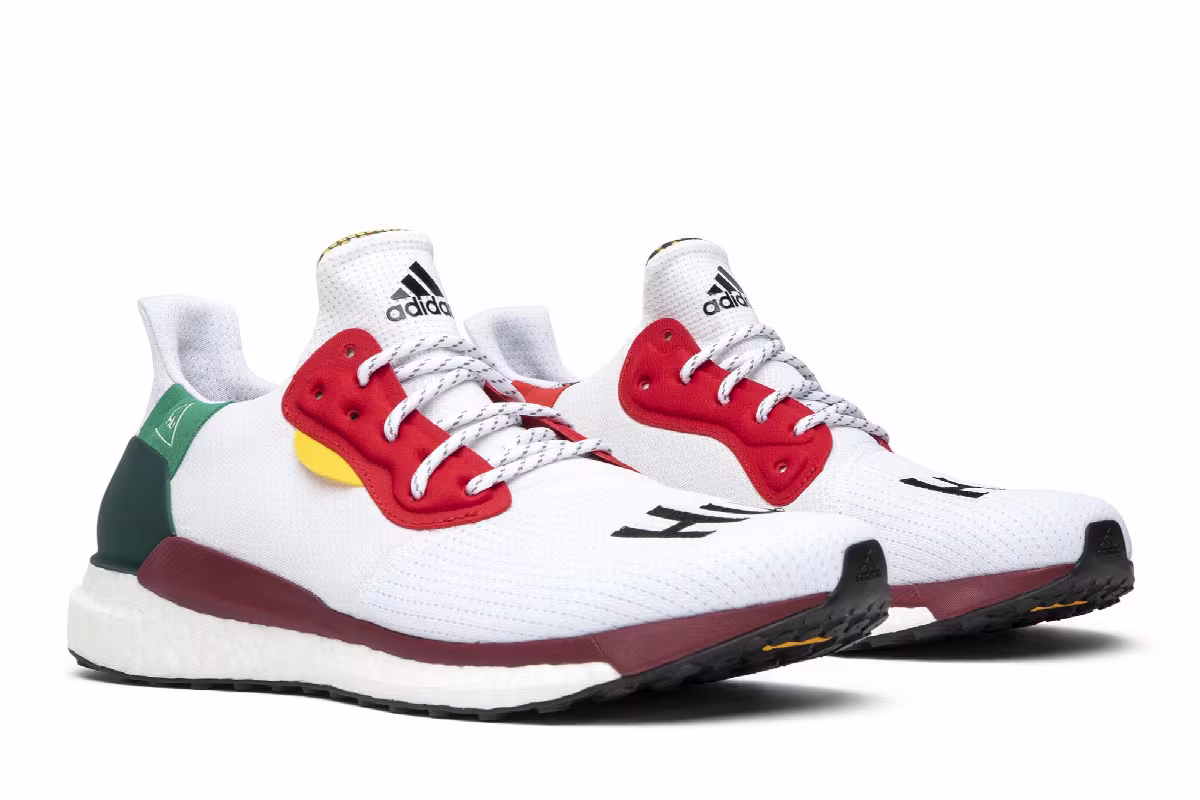 Pharrell x adidas Solar Hu Glide White, view 9