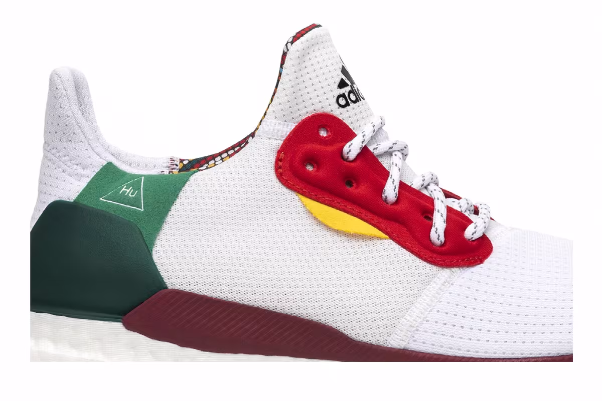 Pharrell x adidas Women's Solar Hu Glide Cloud White, view 3