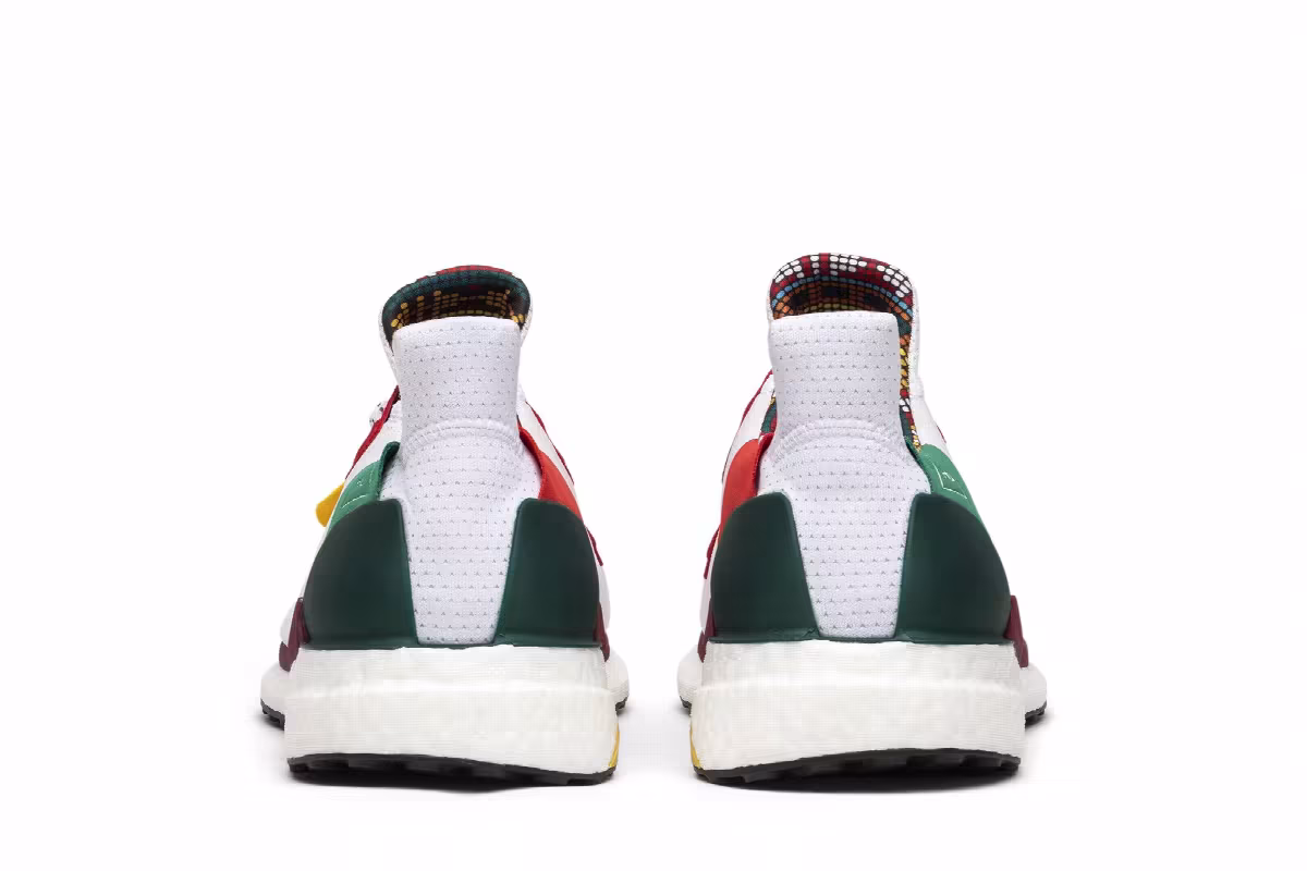 Pharrell x adidas Women's Solar Hu Glide Cloud White, view 7