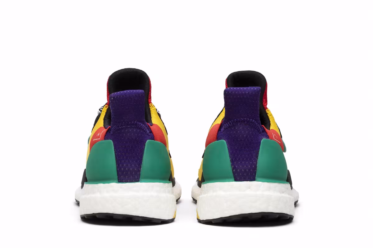 Pharrell x adidas Women's Solar Hu Glide Yellow, view 7