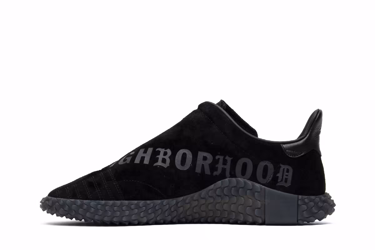 Neighborhood x adidas Kamanda Core Black, view 4