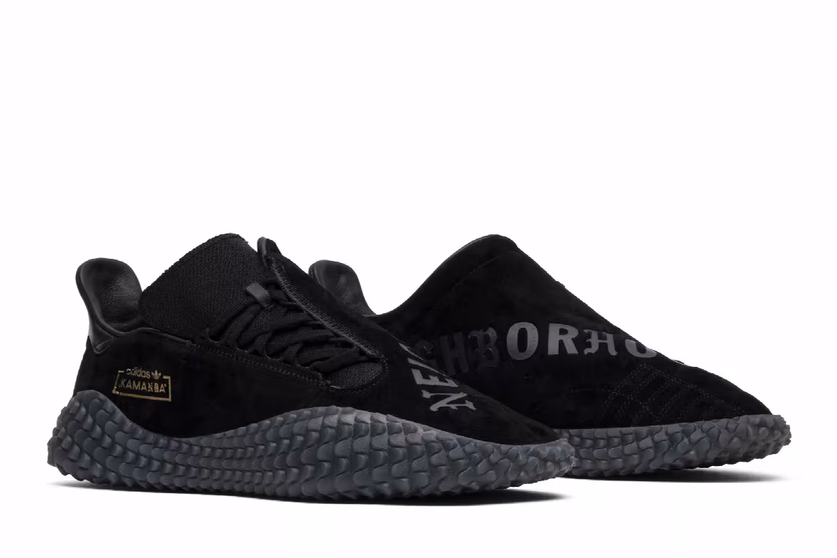 Neighborhood x adidas Kamanda Core Black, view 9