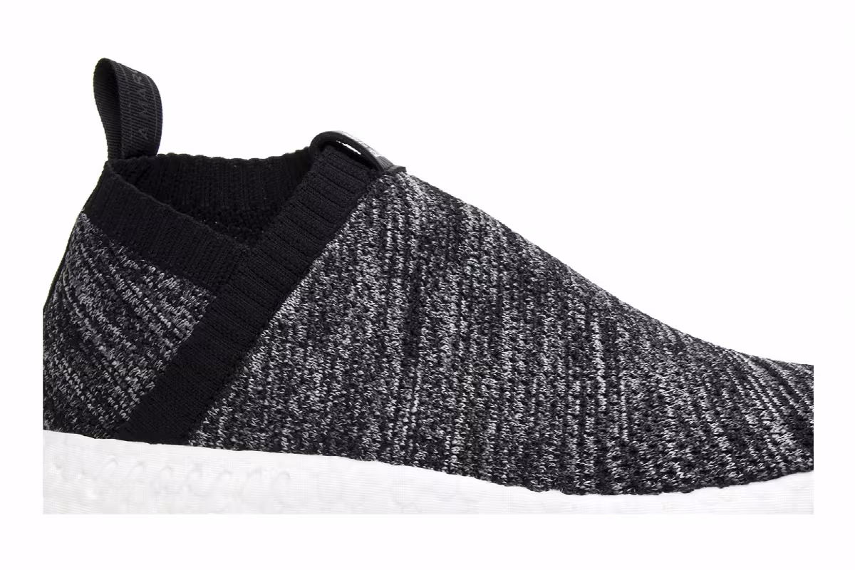 United Arrows & Sons x adidas NMD_CS2 Primeknit Black White, view 3