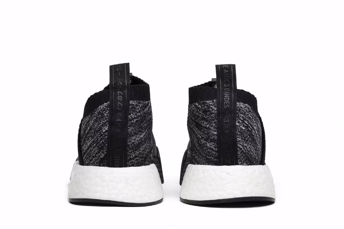 United Arrows & Sons x adidas NMD_CS2 Primeknit Black White, view 7