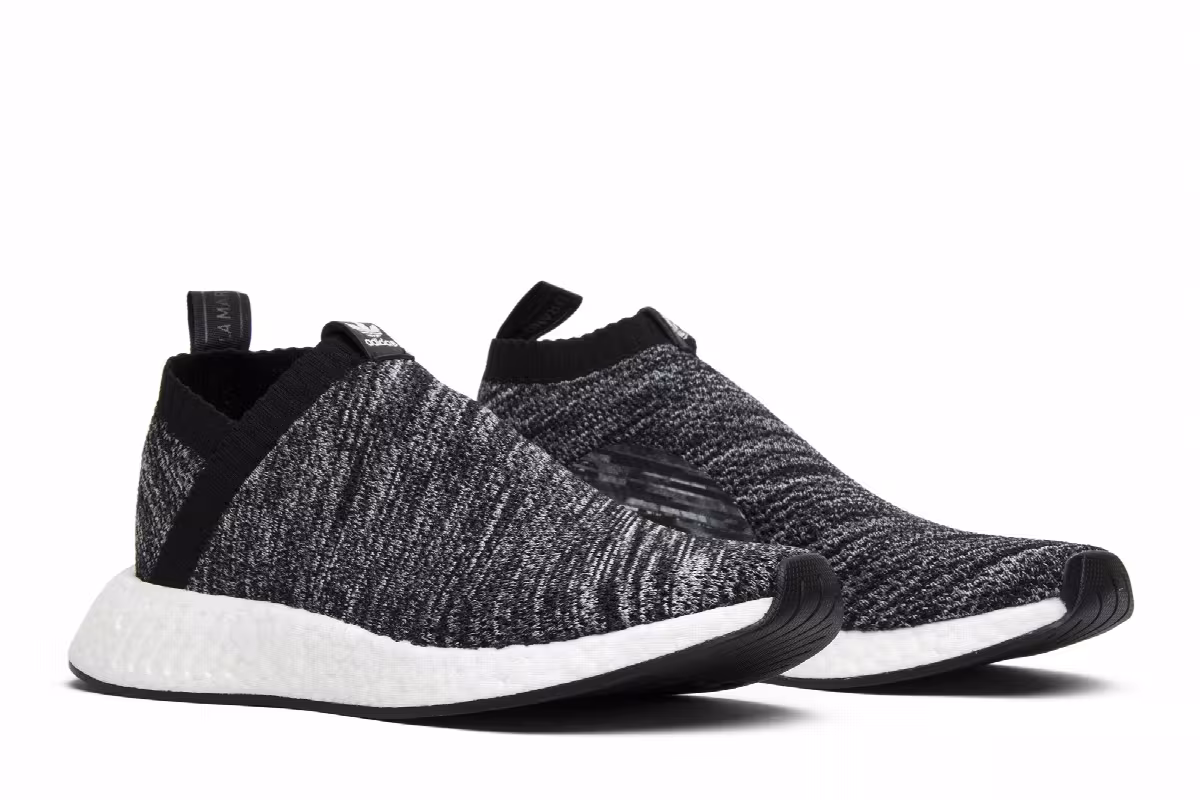 United Arrows & Sons x adidas NMD_CS2 Primeknit Black White, view 9