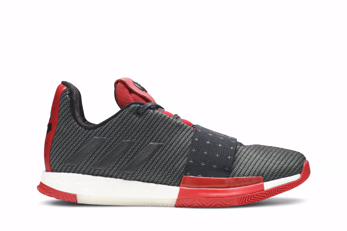 Adidas Harden Vol. 3 Black Scarlet, view 2