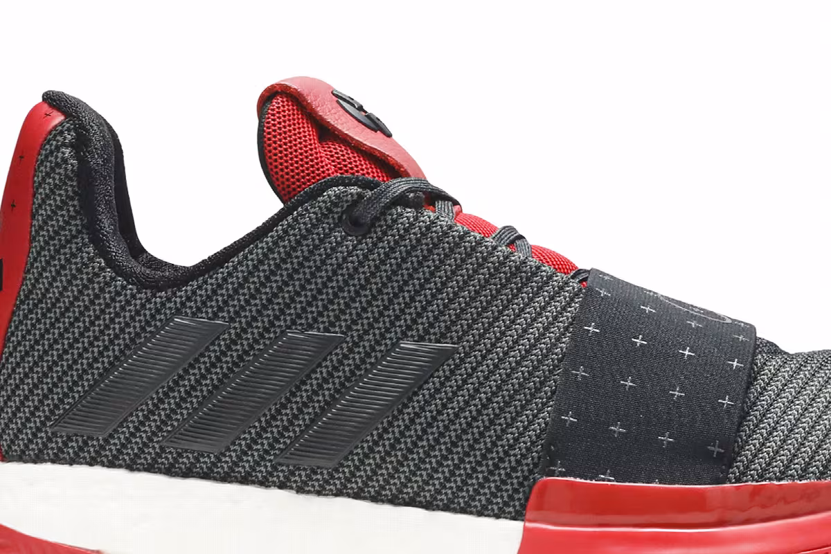 Adidas Harden Vol. 3 Black Scarlet, view 3