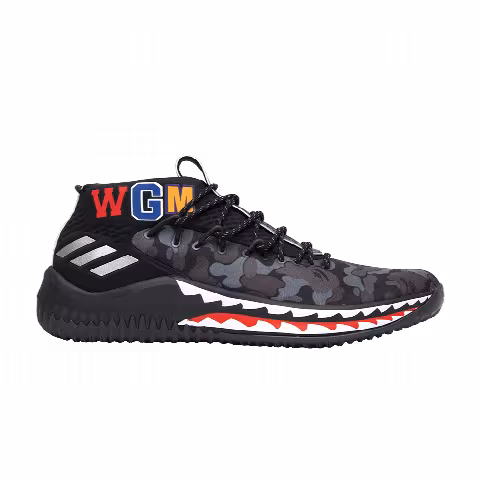 A Bathing Ape x adidas Dame 4 'Black Camo'