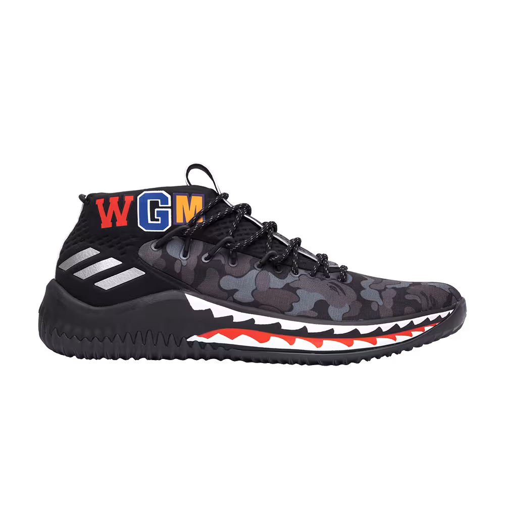 A Bathing Ape x adidas Dame 4 Black Camo