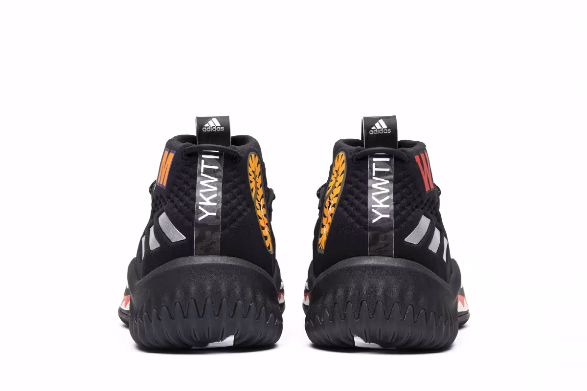 A Bathing Ape x adidas Dame 4 Black Camo, view 7