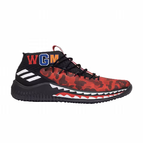 A Bathing Ape x adidas Dame 4 'Red Camo'
