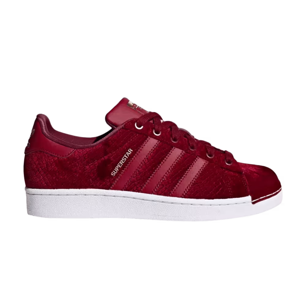 Adidas Women's Superstar Satin and Snake