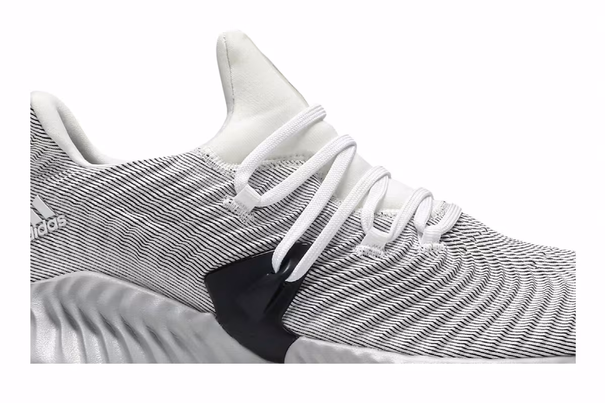 adidas AlphaBounce Instinct Cloud White Grey Two, view 3
