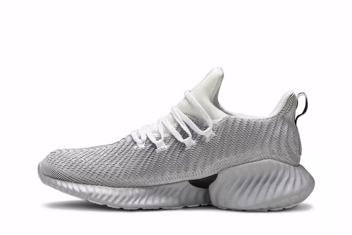 adidas AlphaBounce Instinct Cloud White Grey Two, view 4
