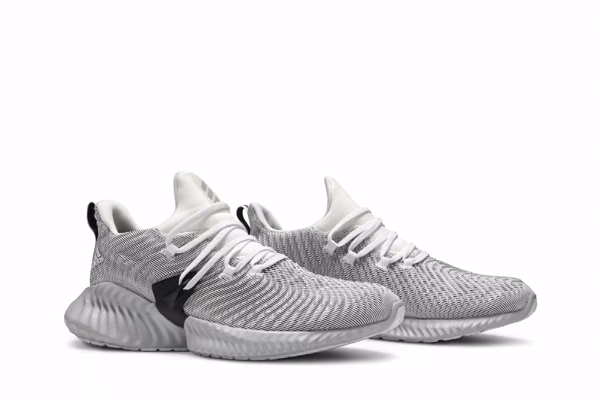 adidas AlphaBounce Instinct Cloud White Grey Two, view 9