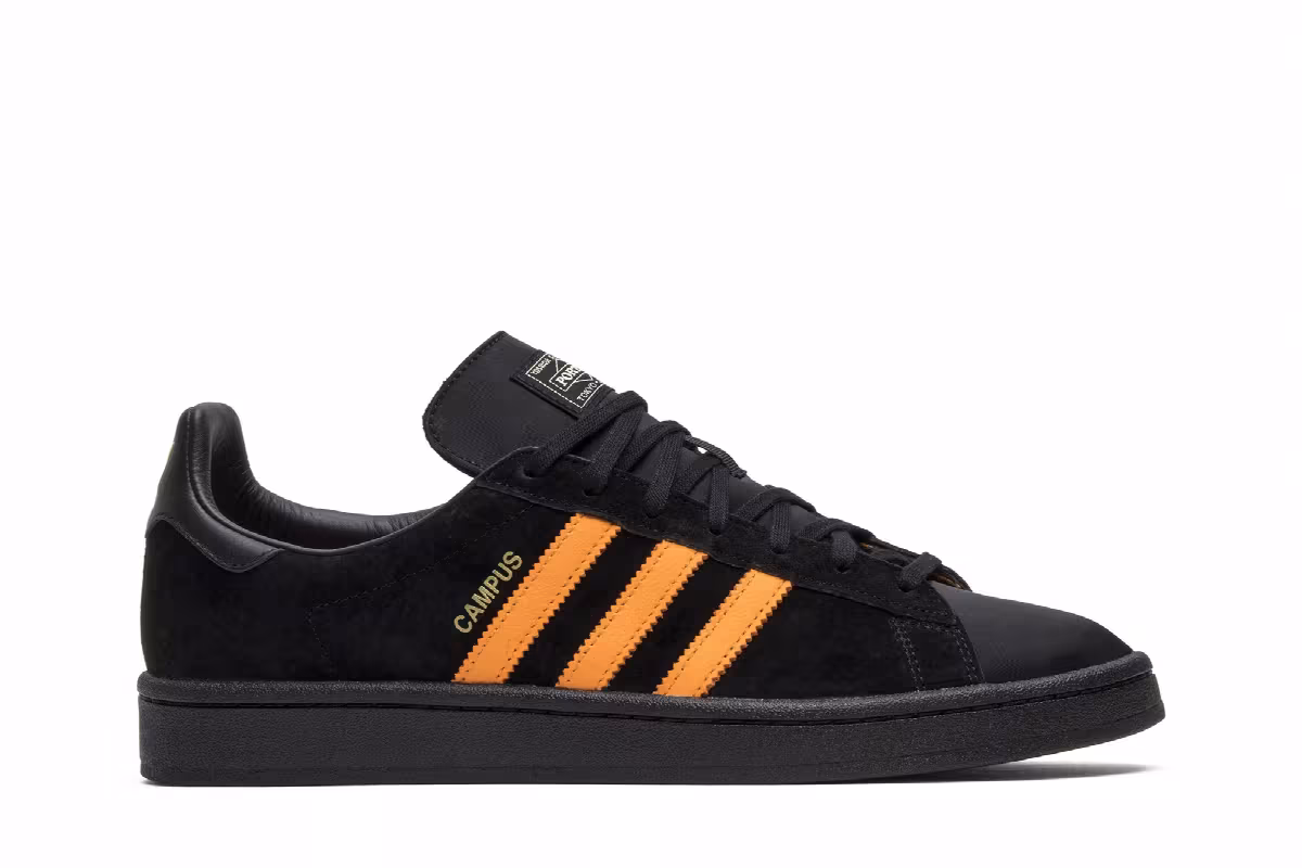 Porter x adidas Campus Black Orange, view 2