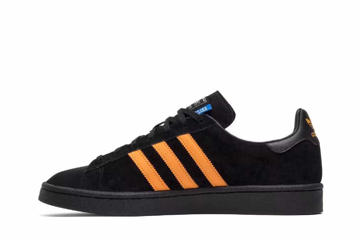 Porter x adidas Campus Black Orange, view 4