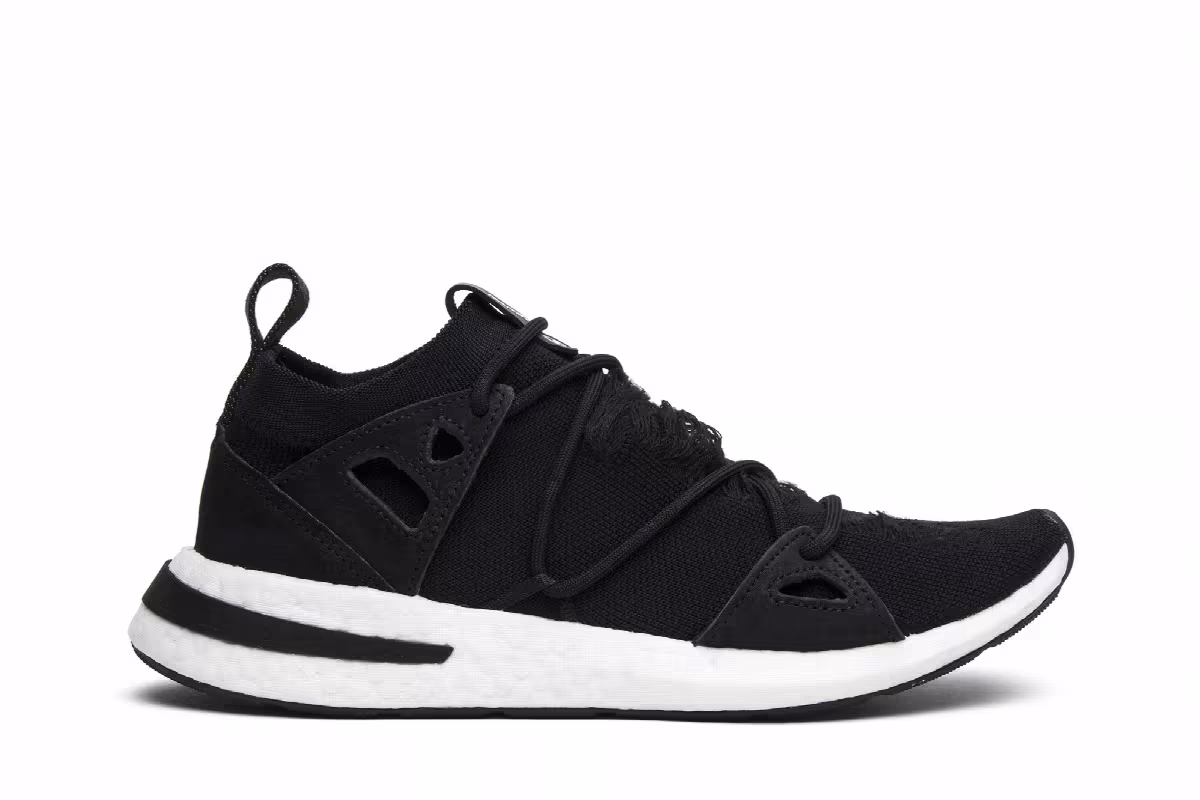 Naked x adidas Women's Arkyn Core Black White, view 2