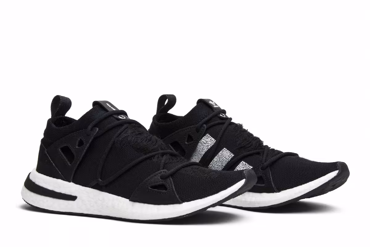 Naked x adidas Women's Arkyn Core Black White, view 9