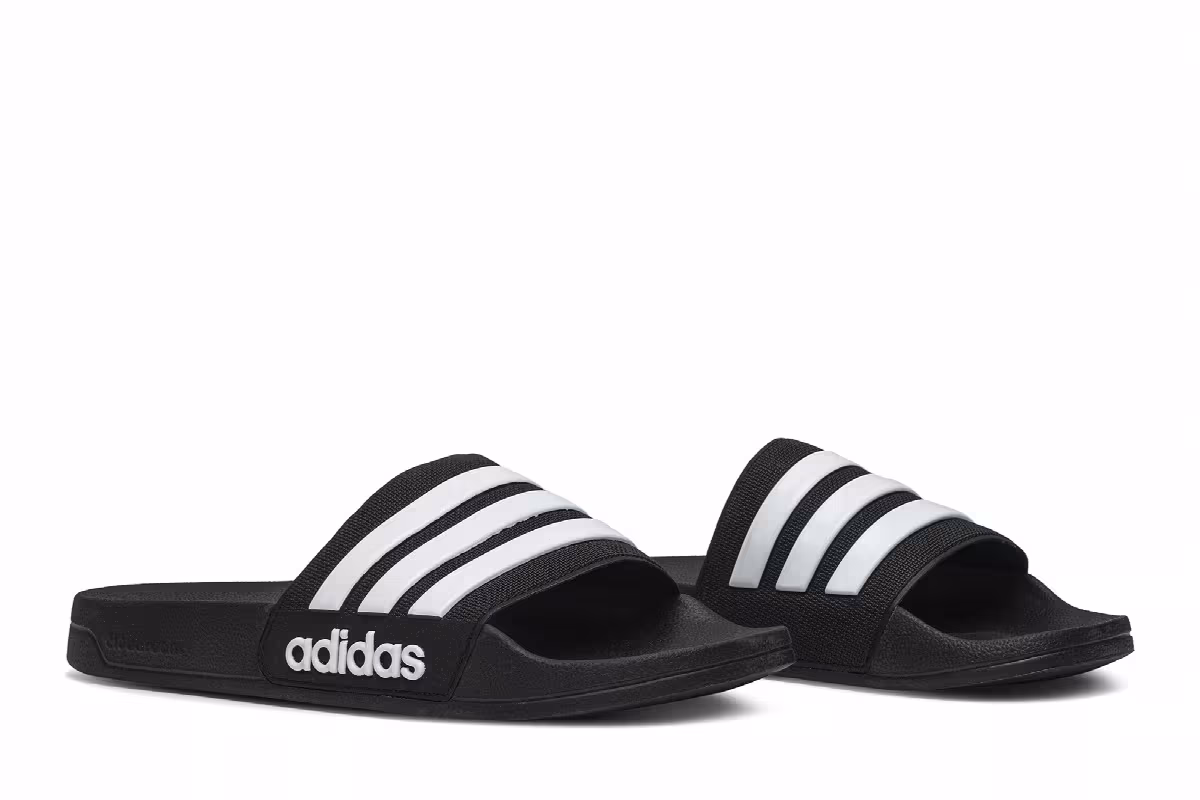 adidas Adilette CF Slides Core Black, view 9