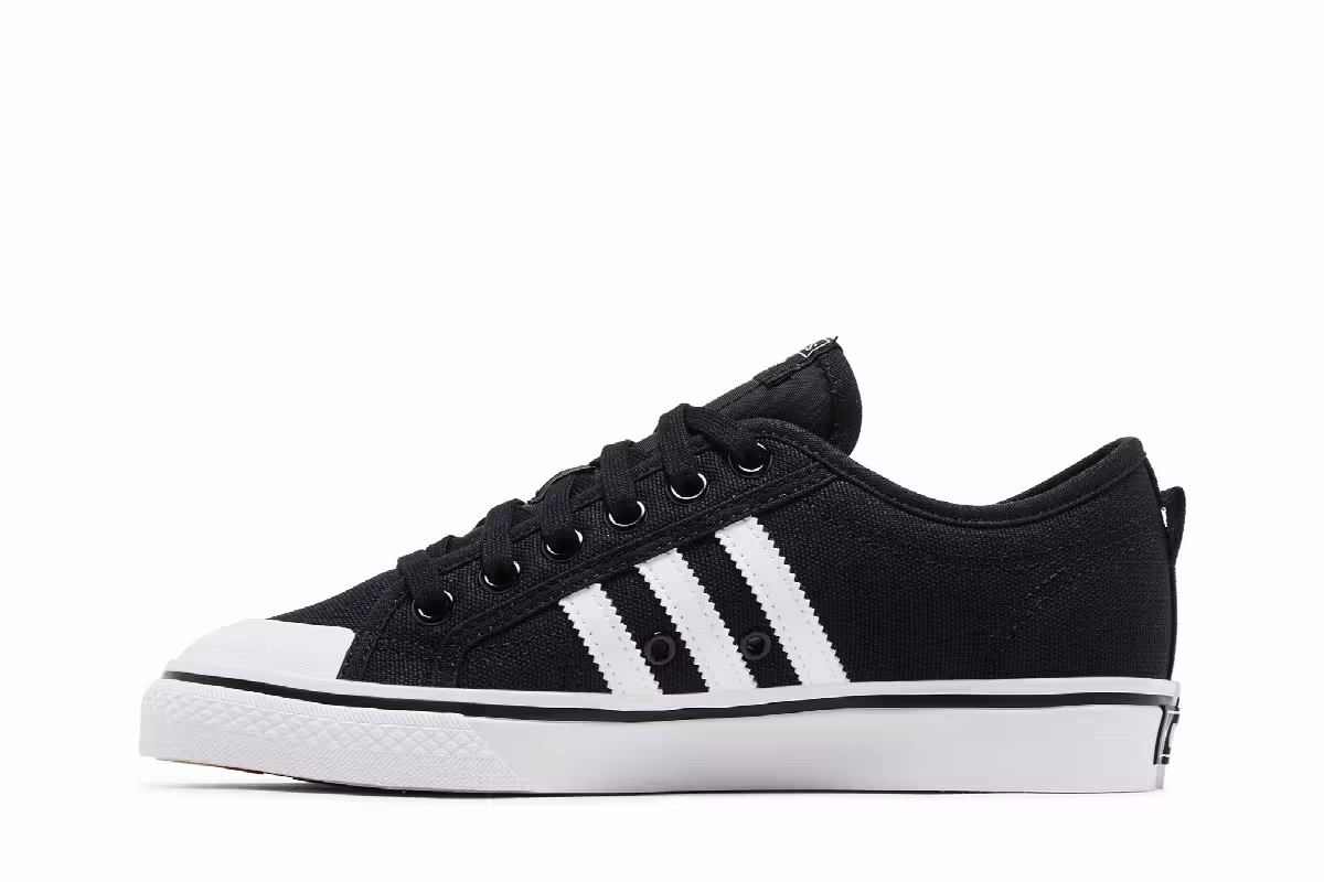 adidas Nizza Black White, view 4