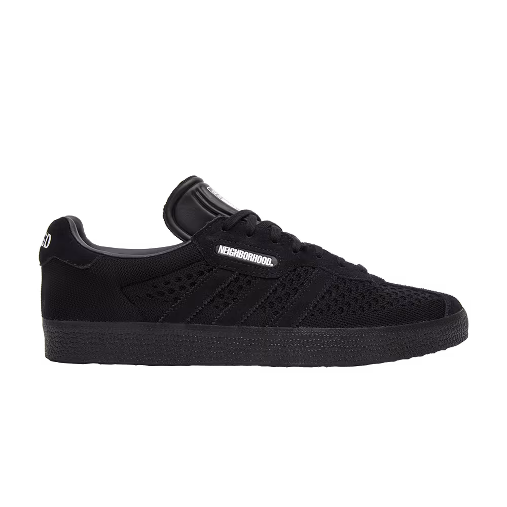 Neighborhood x adidas Gazelle Super Triple Black