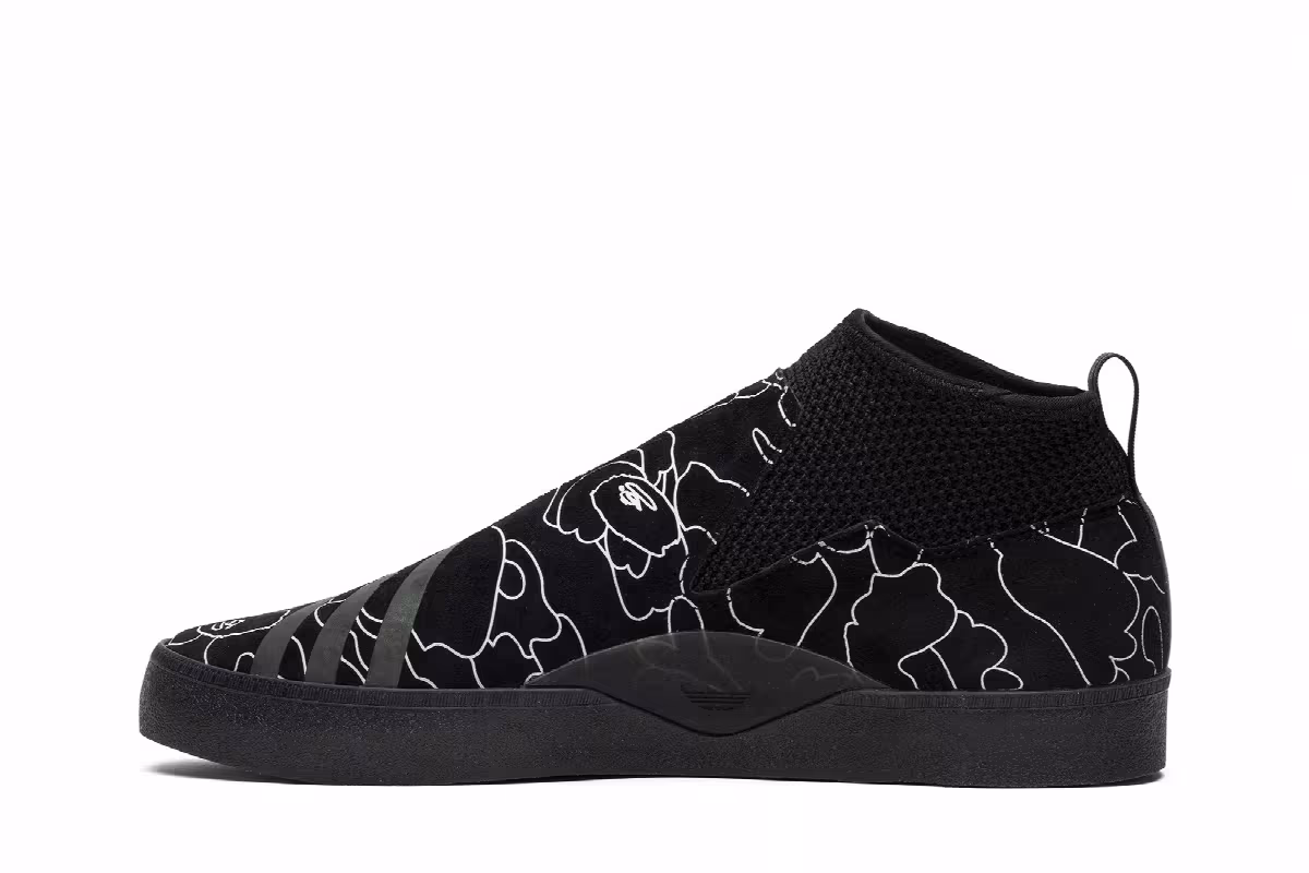 A Bathing Ape x adidas 3ST.002 Core Black, view 4