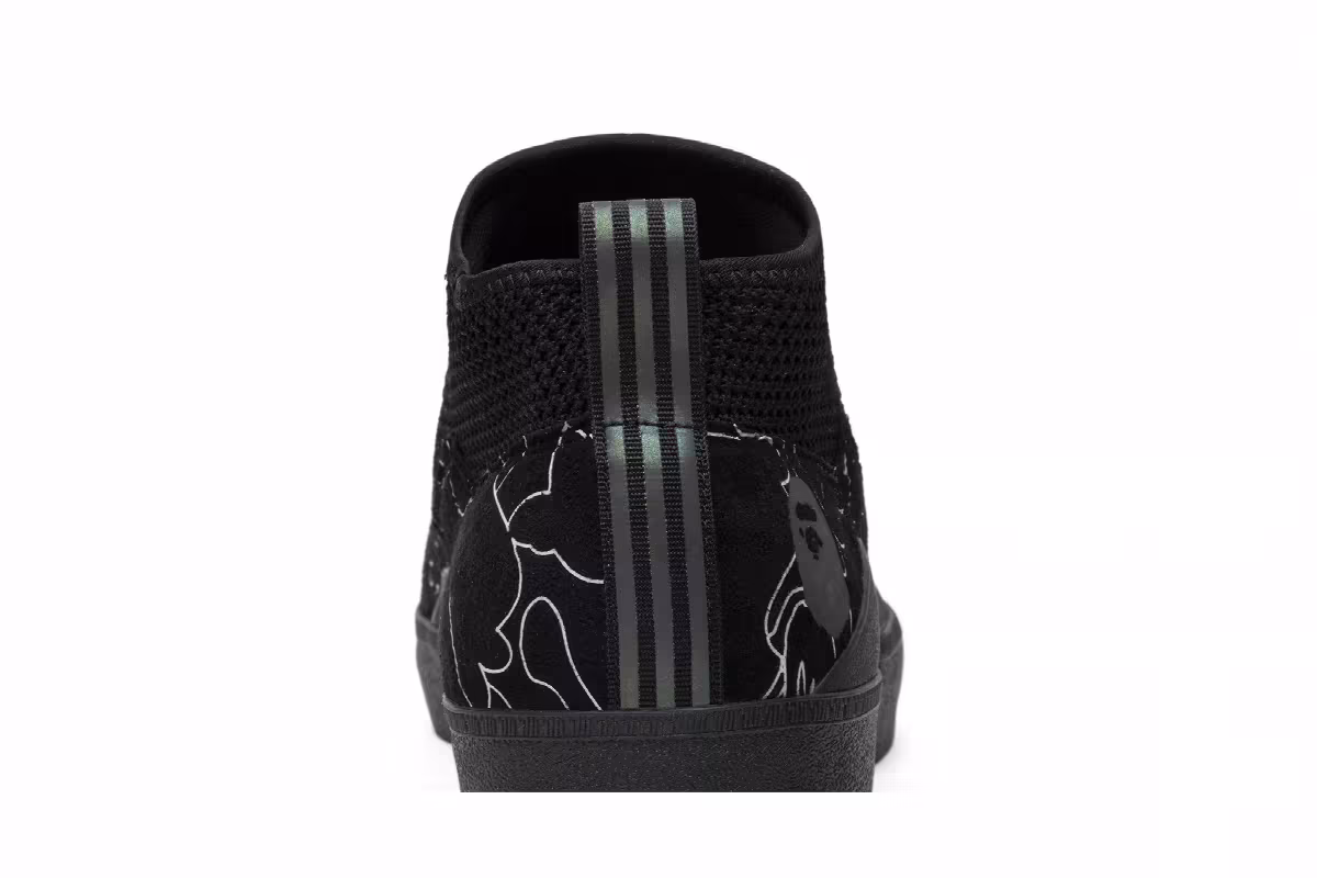 A Bathing Ape x adidas 3ST.002 Core Black, view 8